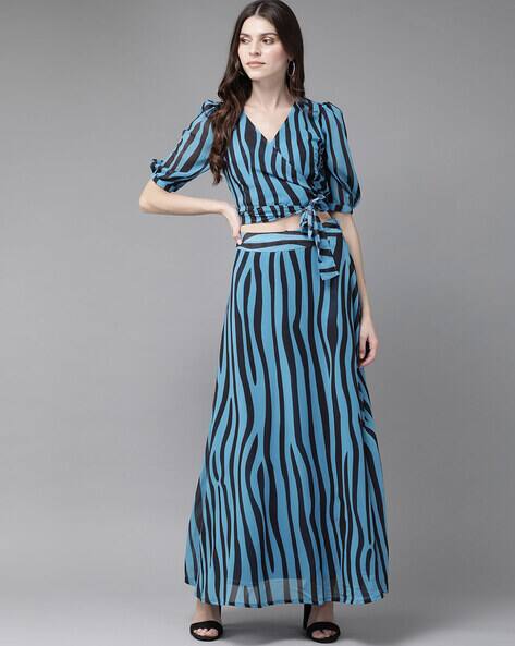 wrap around neck skirt