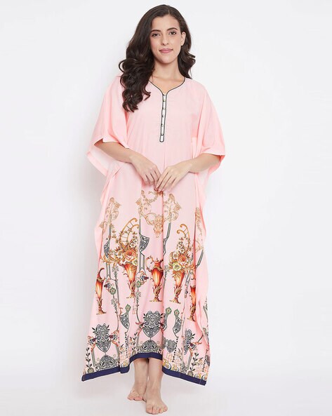 Buy Pink Nightshirts&Nighties for Women by The Kaftan Company Online