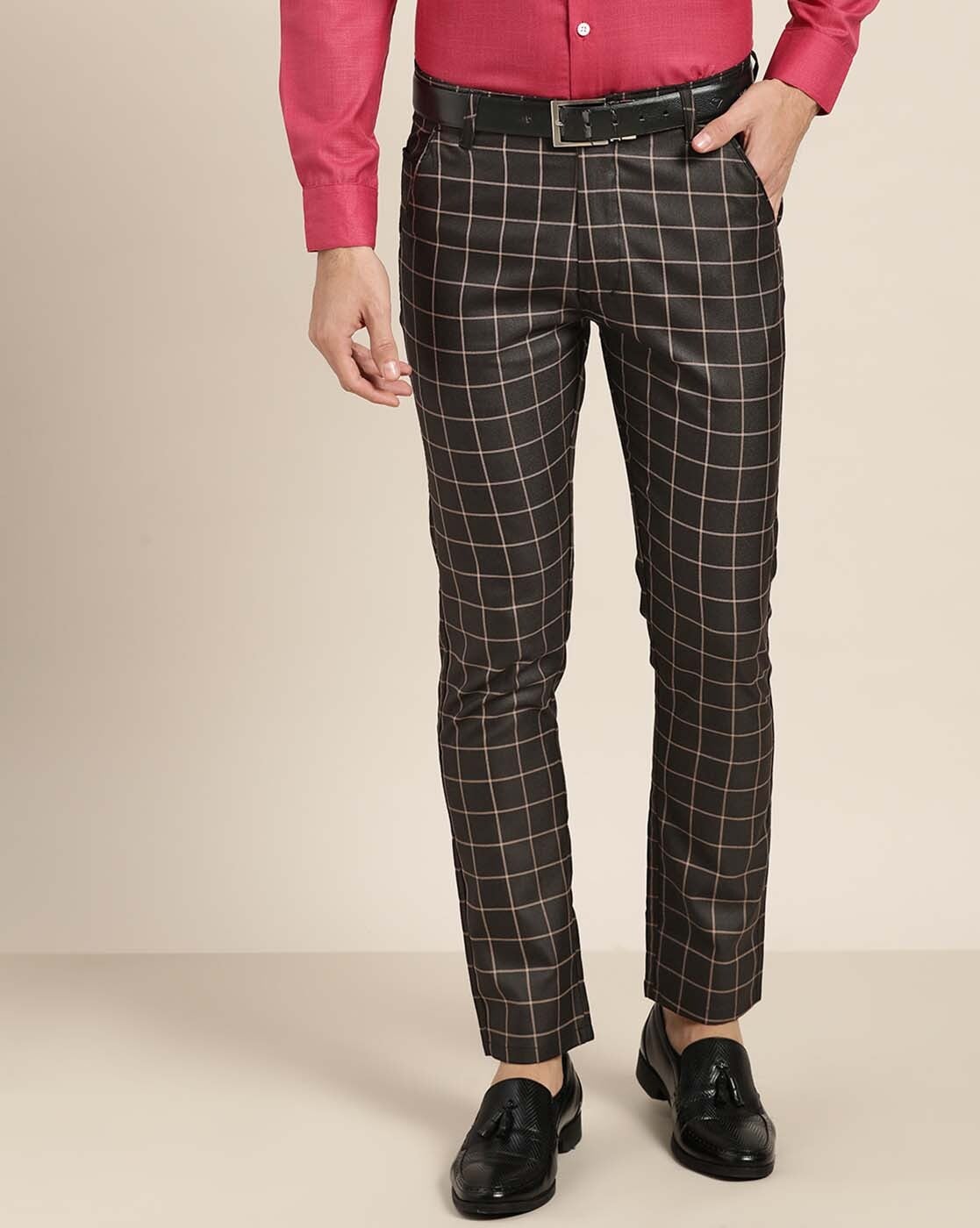 Red Plaid Wide Leg Trousers – Pink House Boutique