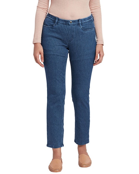Buy Indigo Jeans & Jeggings for Women by Go Colors Online