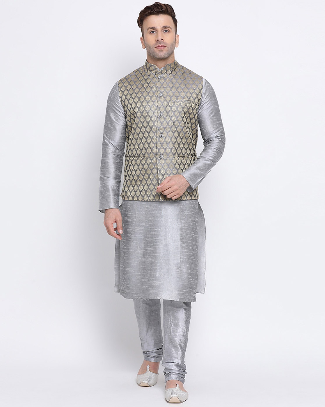 Printed Nehru Jacket – Life In Slow Motion