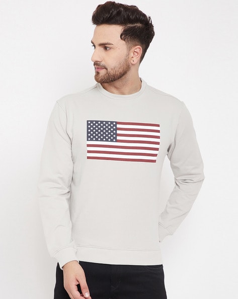 usa grey sweatshirt