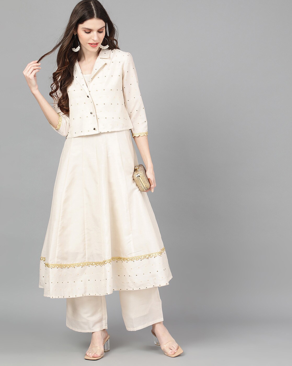 aks anarkali kurta set