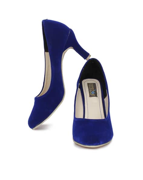 Buy Blue Heeled Shoes for Women by WALKFREE Online