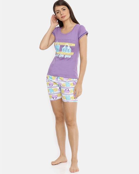 Buy Purple Night\u0026LoungeWearSets for 