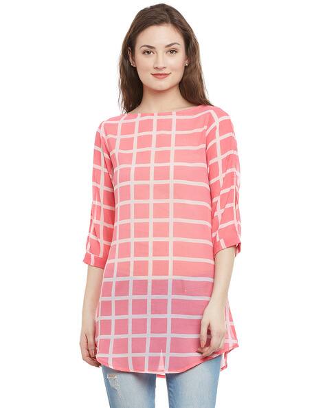 boat neck tunic dress