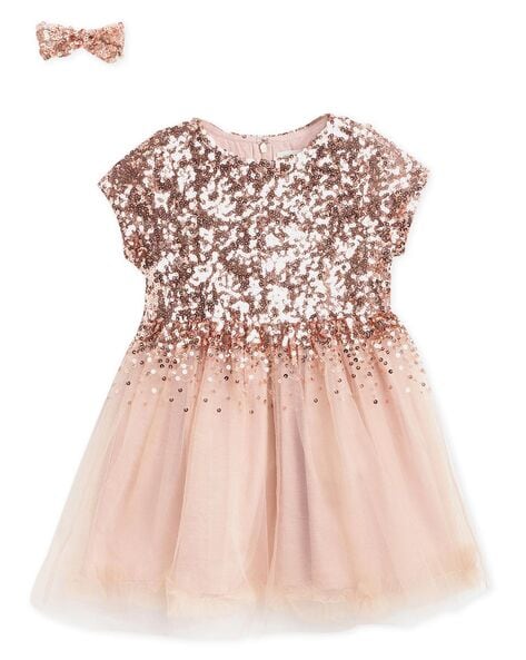 Buy Peach Dresses \u0026 Frocks for Girls by Cherry Crumble by Nitt hyman Online  | Ajio.com