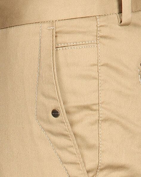 Light Brown Regular Fit Button Closure Casual Wear Plain Dyed Cotton  Trousers For Mens at Best Price in Indore  Washid Enterprises