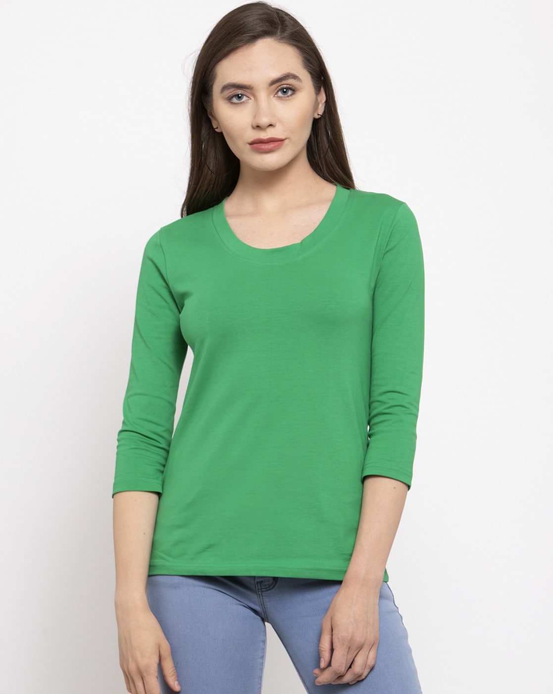 green t shirt women