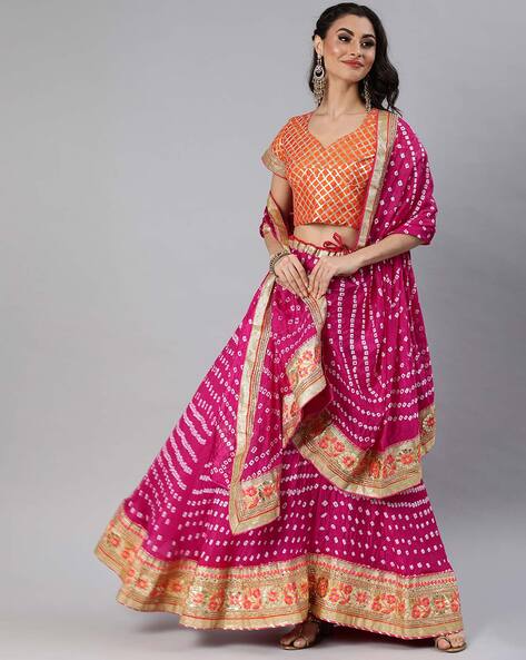 Gulabo Jaipur Chanchal Pink Lehenga (Set of 3) – Nykaa Fashion