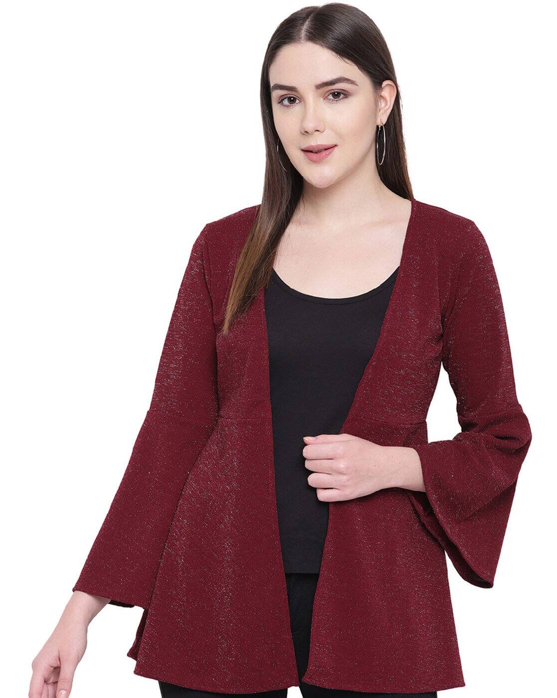Buy Burgundy Shrugs \u0026 Jackets for Women 