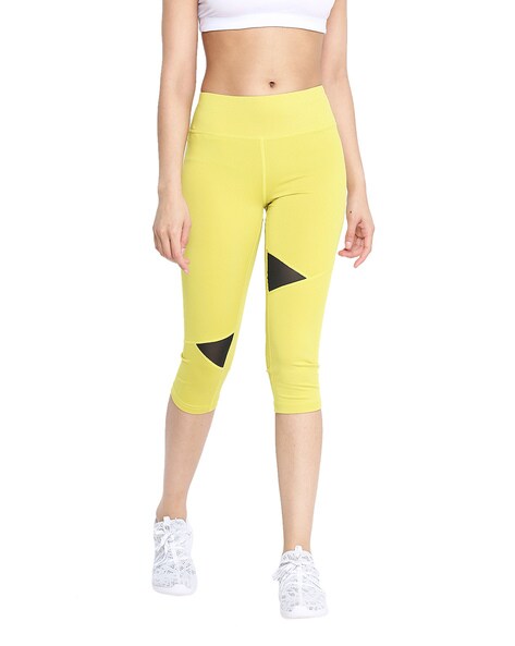 Outstanding lemon yellow leggings
