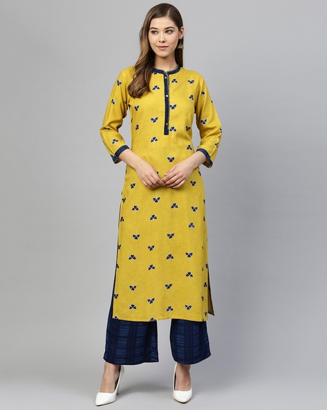 Yellow Rose Floral Anarkali Suit Set – kramifashion