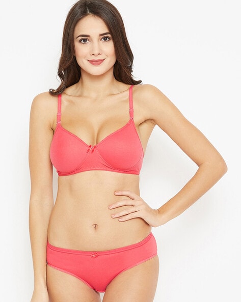 Buy Pink Lingerie Sets for Women by N-Gal Online