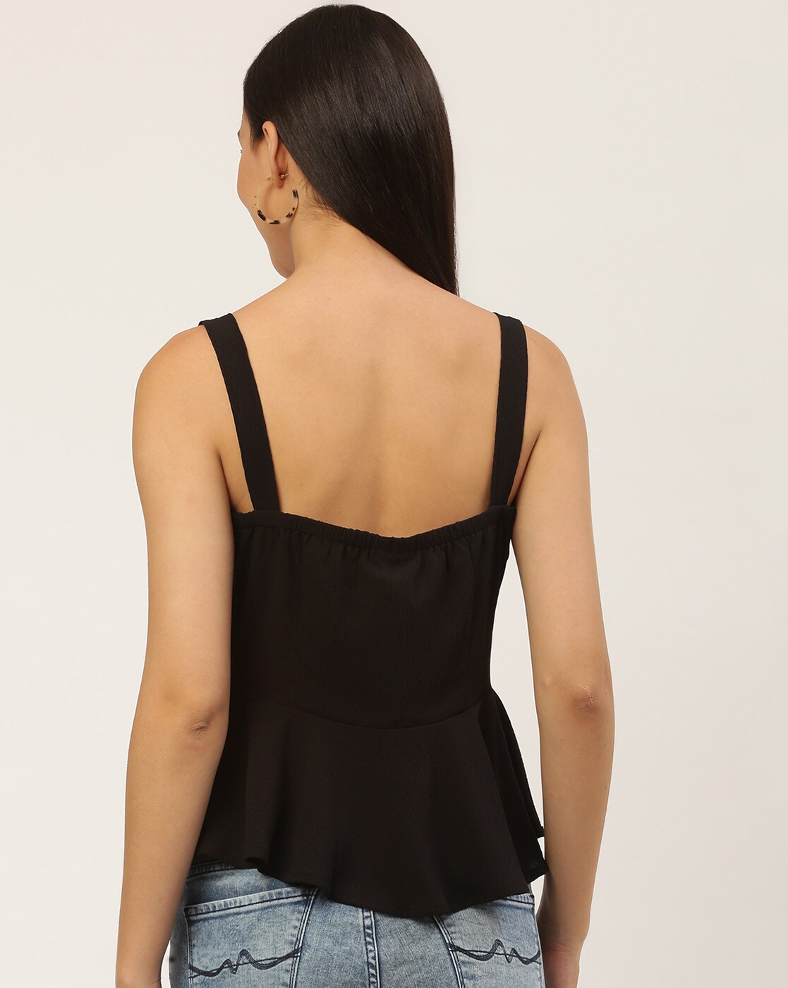 Buy Black Tops for Women by Besiva Online