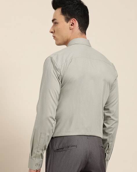 Black Shirt Grey Trouser Combo For Men - Evilato-mncb.edu.vn