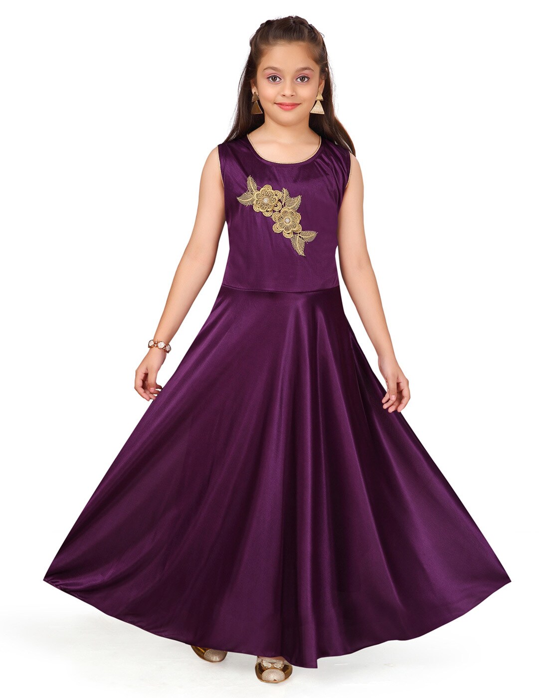 Buy Aarika Girl's Maroon Color Party Wear Dress Online at Best Prices in  India - JioMart.