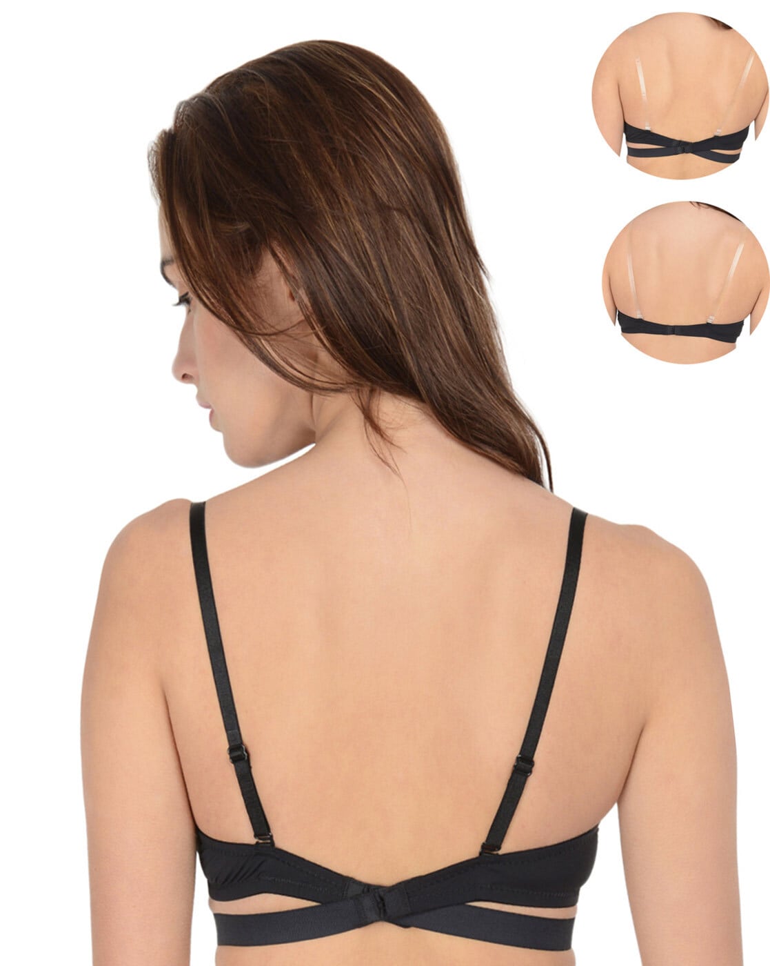 Buy Prettybold Women's Lace Bra - Black (34C) Online