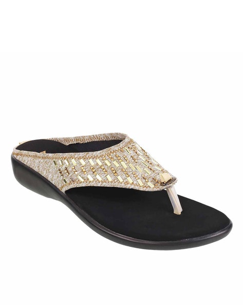 Mochi Embellished Slip-on Sandals