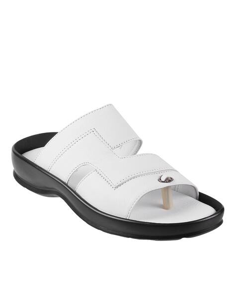 Slip-On Sandals with Contrast Sole