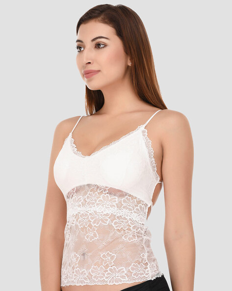 Buy Lace Cami Bra Online In India -  India