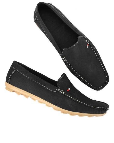 Panelled Slip-On Casual Shoes