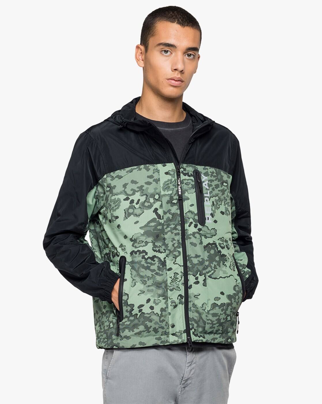 replay camo jacket