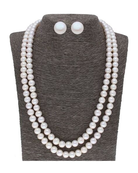 LETEST Pearl Necklace Layered Of 2 New Design For Girls/Women