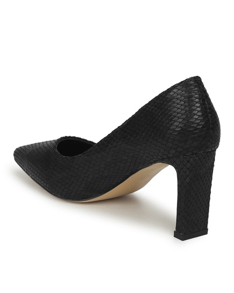 Slim best sale block heel