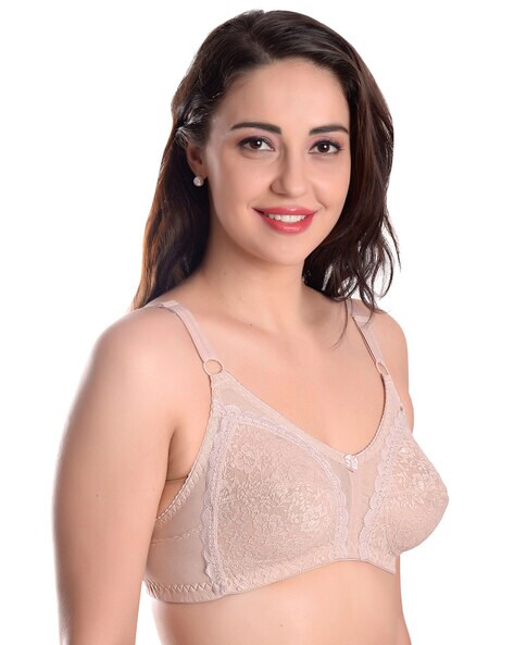 Buy Grey & Peach Bras for Women by FEATHER LINE Online