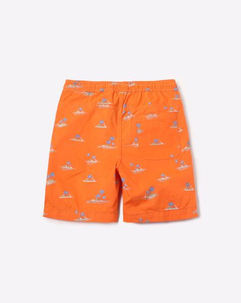 Printed Shorts with Drawstring Waist view 2