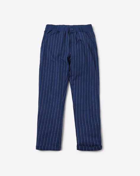 Cotton Striped Pants