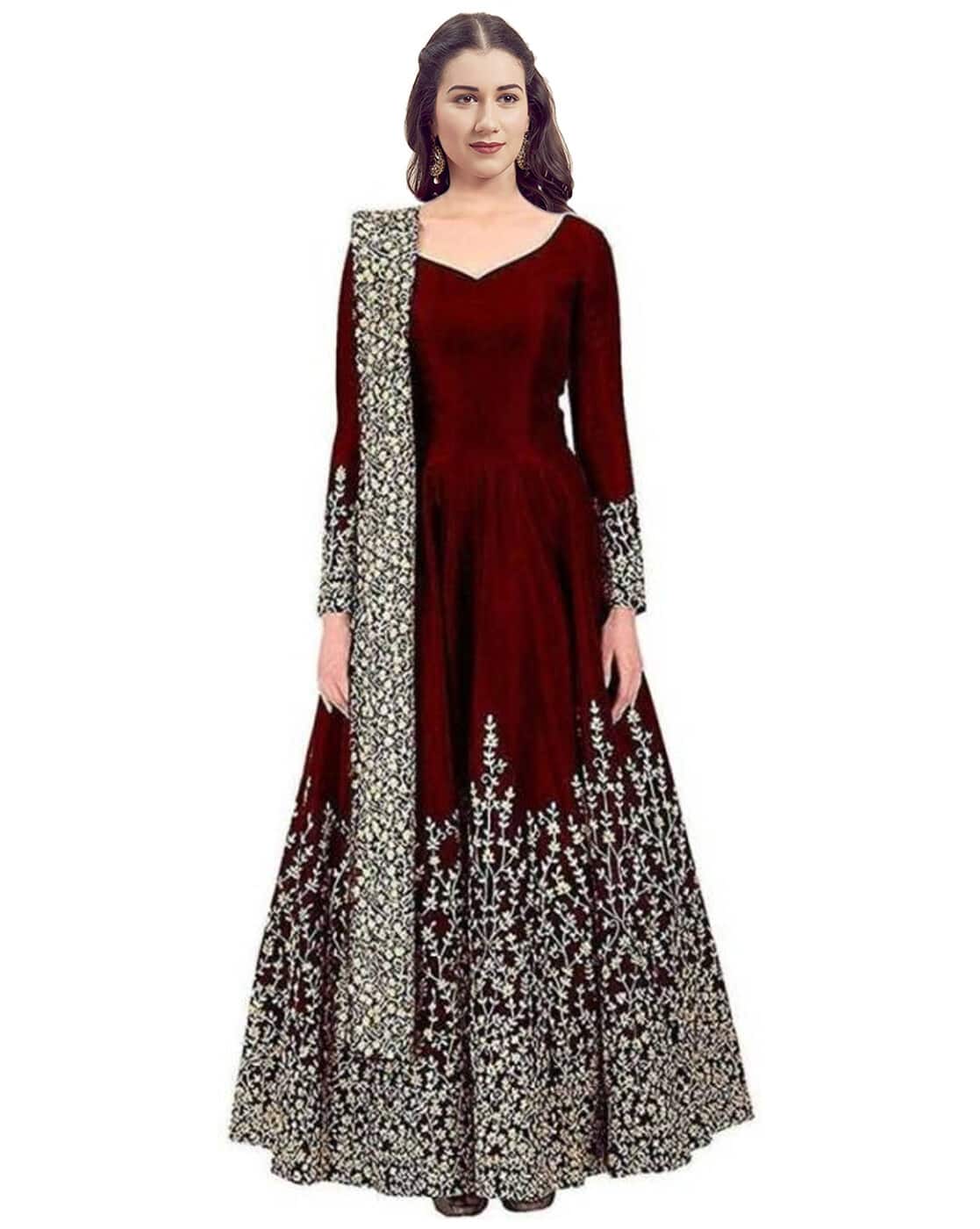 semi stitched dress material images