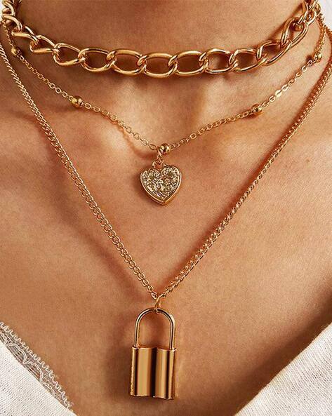 Buy Gold Necklaces \u0026 Pendants for Women 