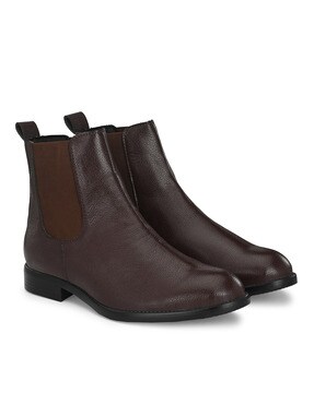 mens boot with zipper