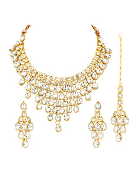 dulhan kundan jewellery set