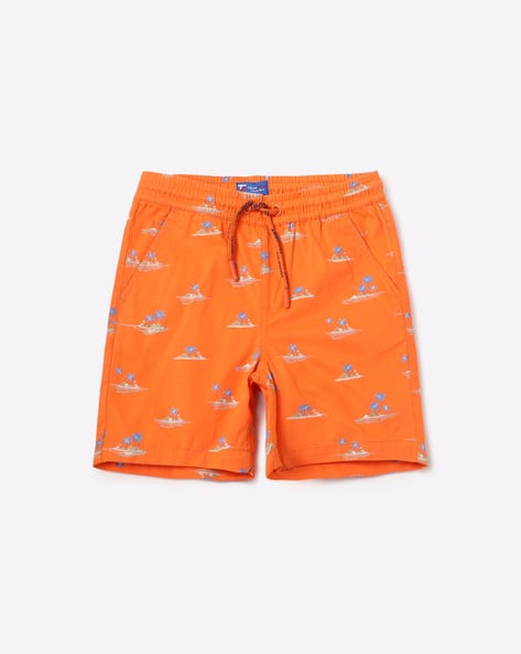 Printed Shorts with Drawstring Waist