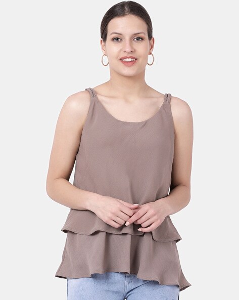 Buy Grey Tops for Women by MYND Online