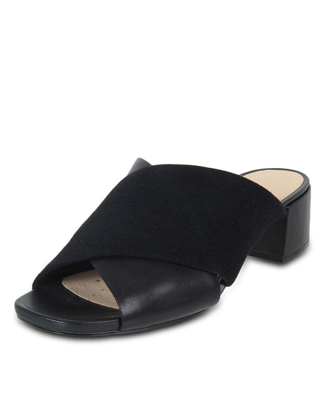 Clarks outlet slides mules