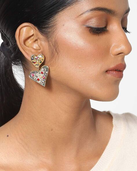 Accessorize Eclectic Stones Long Earrings | Curvissa
