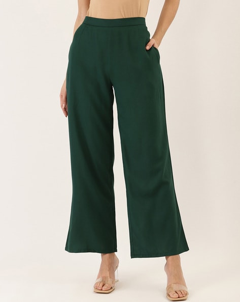 Green Paperbag Trousers | New Look