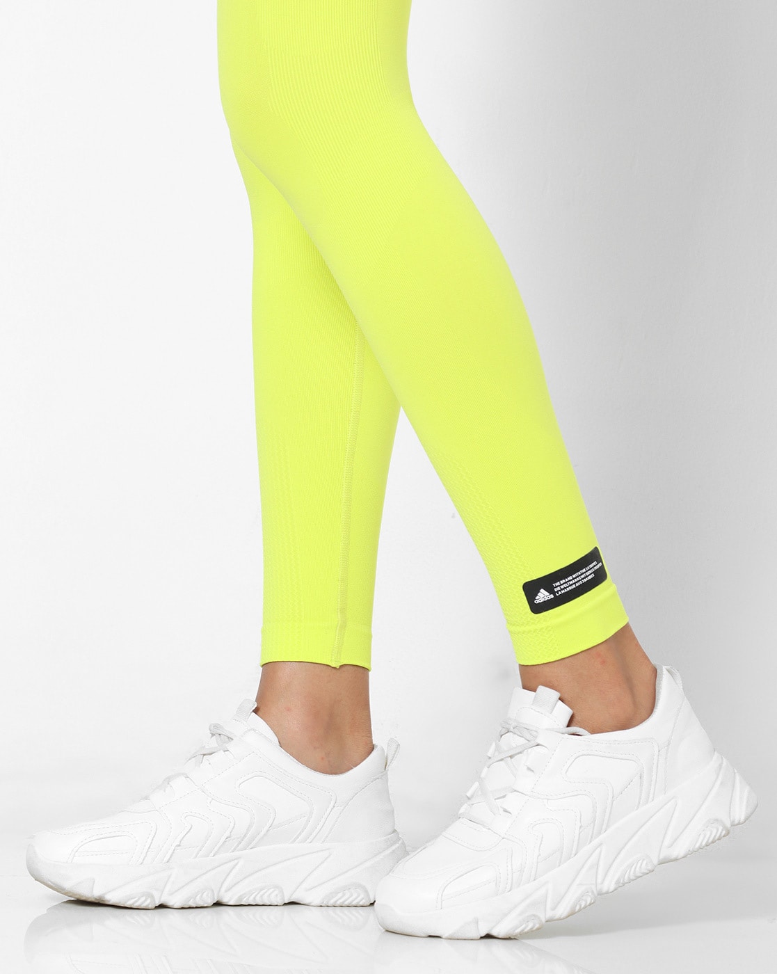 Adidas Leggings / Vintage 00s Lemon Yellow Straight Leg Sports Pants Size  Small -  Ireland