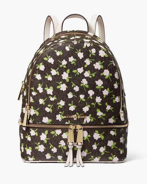 Buy Michael Kors Rhea Zip Backpack, Brown Color Women