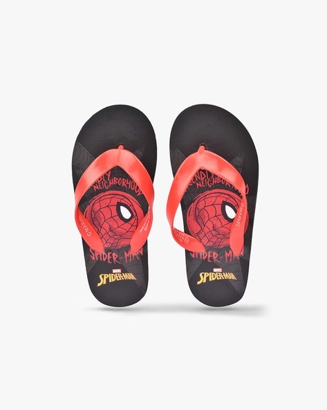 Disney Spiderman Print Thong-Strap Flip-Flops