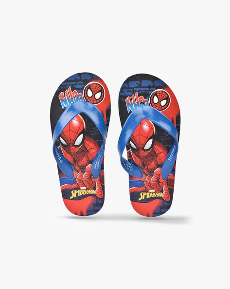 Kids discount spiderman slippers