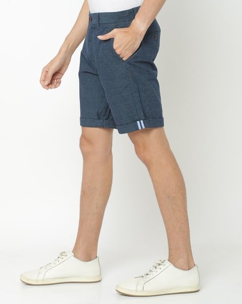 Buy Navy Blue Shorts \u0026 3/4ths for Men 