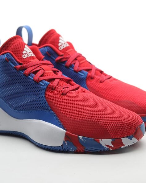 Adidas Shoes Blue And Red