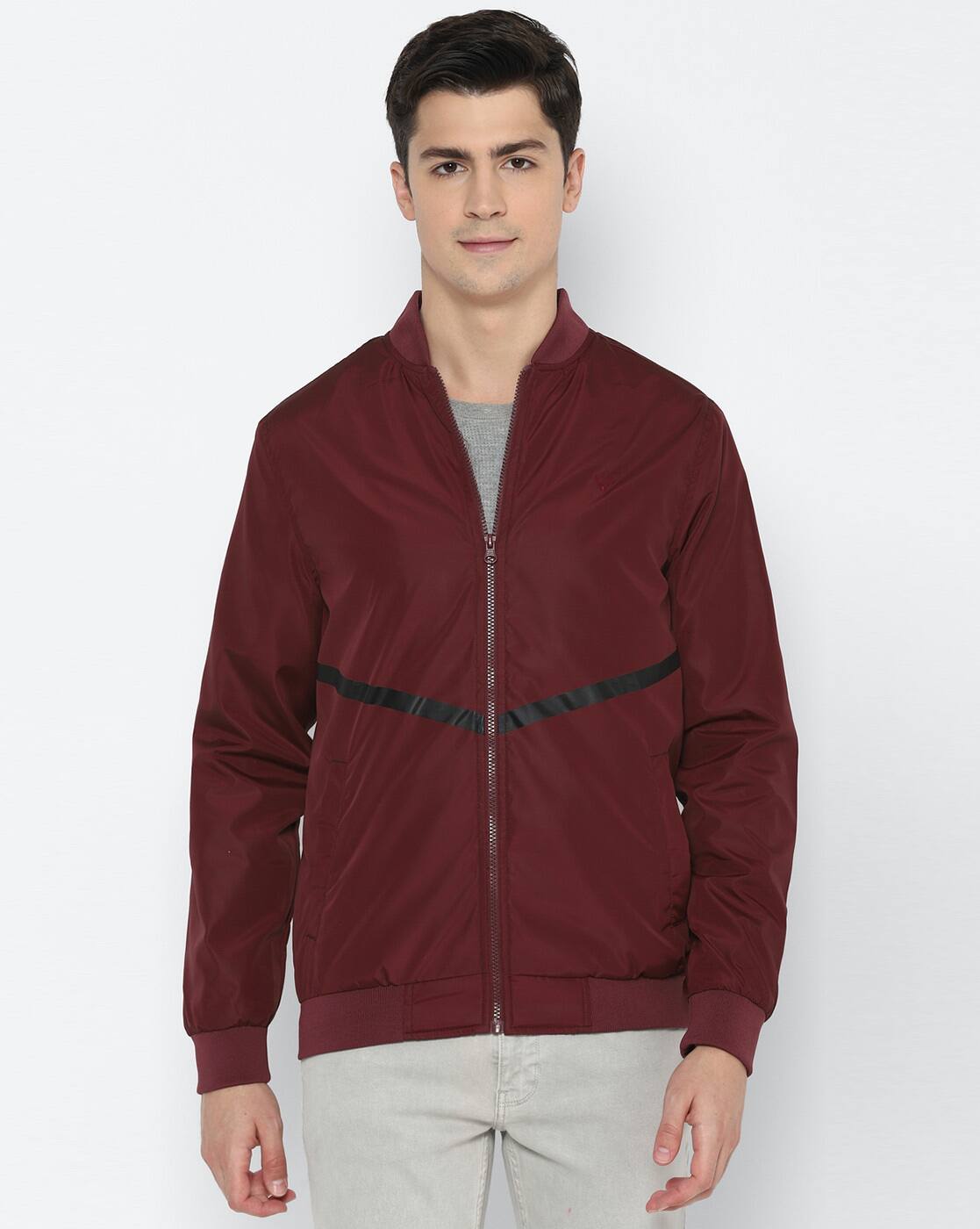 allen solly maroon jacket