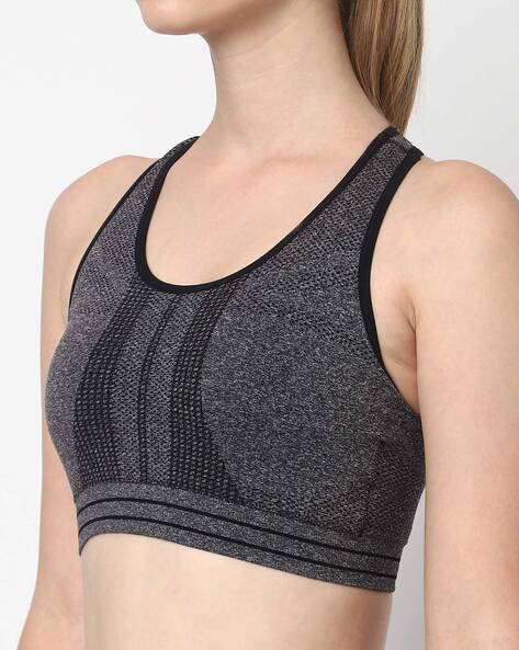 Seamless Textured Sports Bra