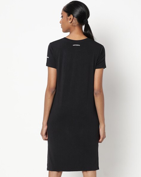 Nike black cheap t shirt dress